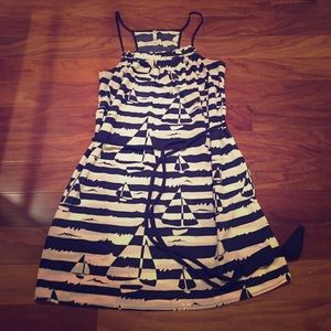 Navy Sailboat Dress