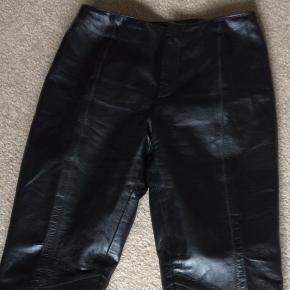 Nine West 100% leather size 4 pants