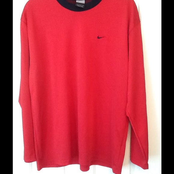 Nike Men's Long Sleeve Athletic Shirt Size L - Picture 3 of 4