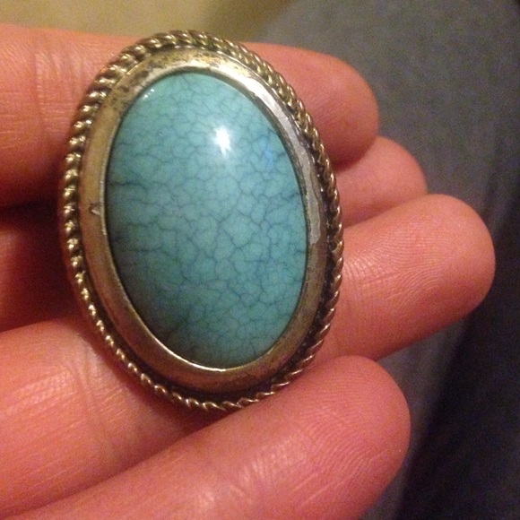 Classic turquoise ring - Picture 2 of 2