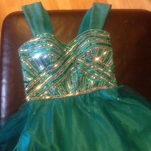 Sequin Bodice Prom dress