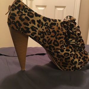 Charlotte Russe Leopard Heels