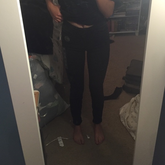 Black Ripped Skinny Jeans - Picture 4 of 4