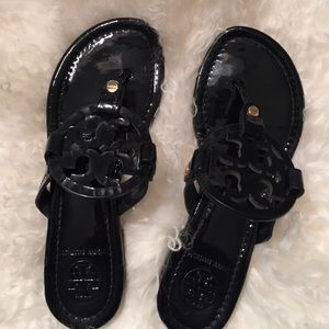 Tory Burch Miller patent sandals