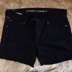 COH CITIZENS OF HUMANITY Black Shorts