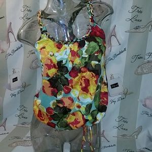 American Rag spaghetti strap small floral top