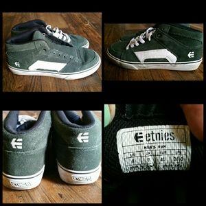 Men's Size 8 Green Suede Etnies
