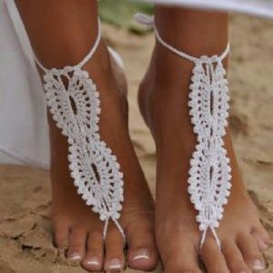 Crochet Barefoot Sandals