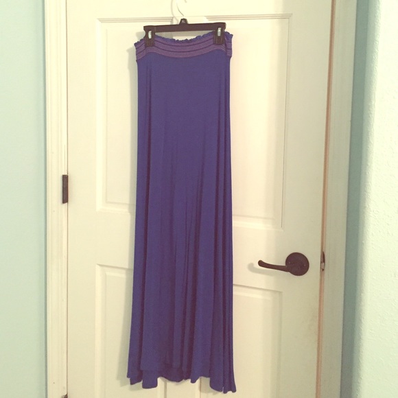 Blue Maxi Skirt