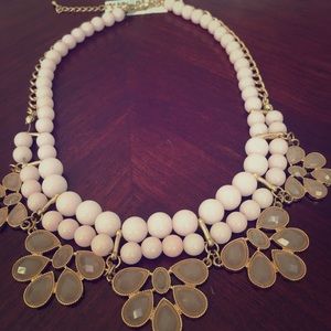 Super cute pink statement neckless