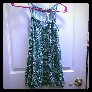 Spring green sleeveless top