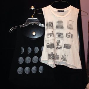 Bundle Camera and Moon Crop Top