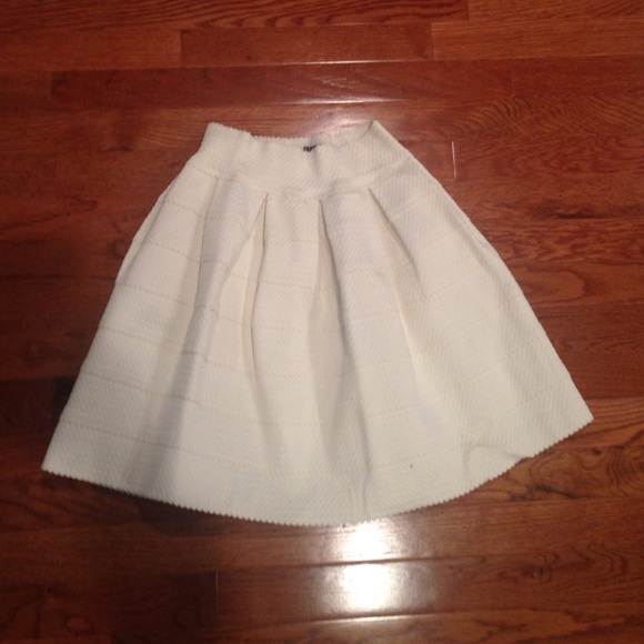 White skirt