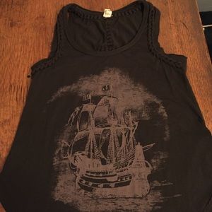 💜Flash Sale💜Free people braided shipwreck tank
