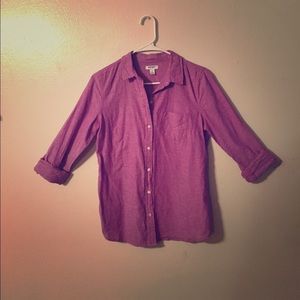 Purple Old Navy long sleeve button down