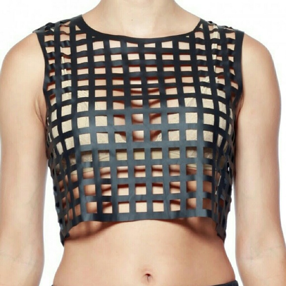 Cage crop top