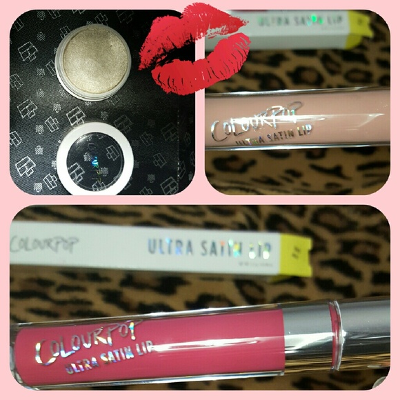 Colourpop lippies and hilighter.