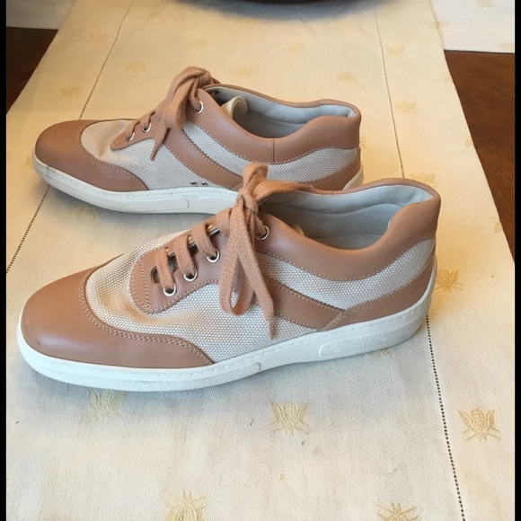 ***SOLD***     Tods Sneaks.  Leather and Canvas
