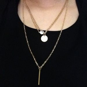 NWOT Delicate Layered Necklace