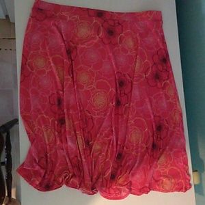 Flowered skirt