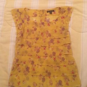 cap sleeve polyester top