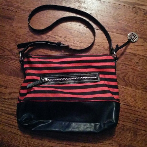 Liz Claiborne Striped Crossbody