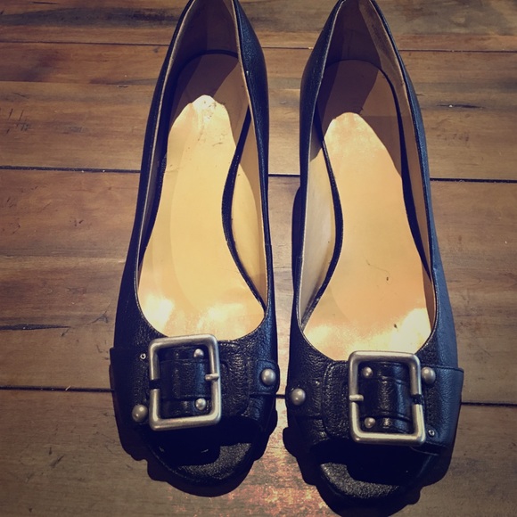 Peep toe wedge perfect for the office