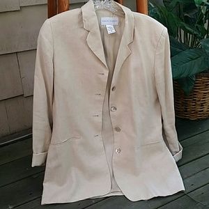 Casual Corner Linen Jacket.
