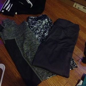 Workout Legging Capri Trio