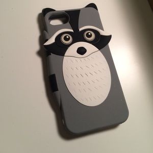 Kate spade raccoon phone case for iPhone 5/5s