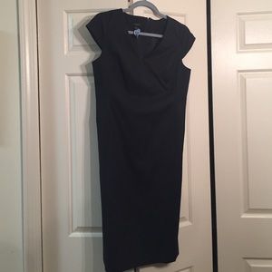 Talbots navy pin stripe classic dress size 6