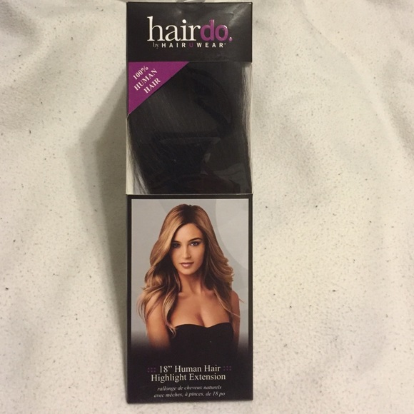 100% human hair 18" extension