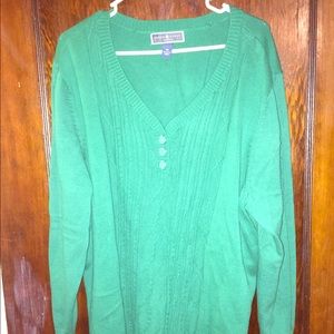 🌺 3/15 sale! 🌺 Karen Scott green sweater