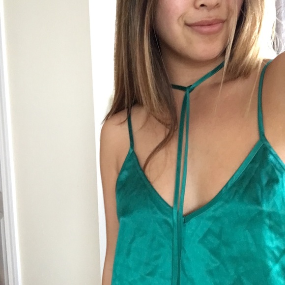 Mason Tops - Mason Green Silk Top