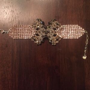 Authentic Swarovski crystal butterfly bracelet