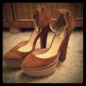 Zara Suede Platforms