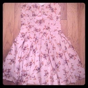 Floral strapless Jessica Simpson dress