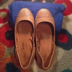 *PRICE FIRM* Arturo Chiang Nude Flats
