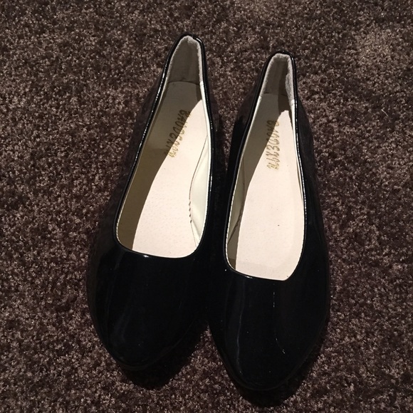 Black Patent Leather Flats