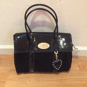 NWT Mulberry for Target Large Velvet Satchel