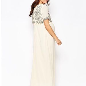 Maya Maternity Embellished Crop