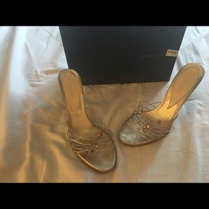 Gold heels
