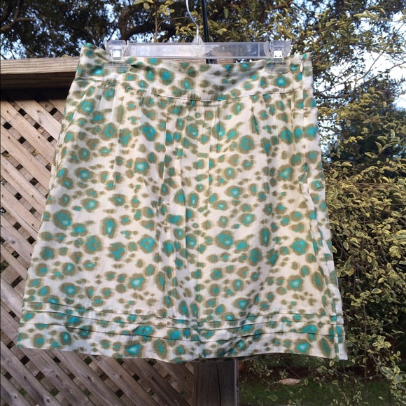 LOFT Animal Print skirt