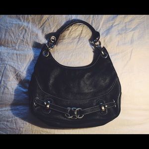 🐝Wilsons Leather🐝 Black Leather Handbag