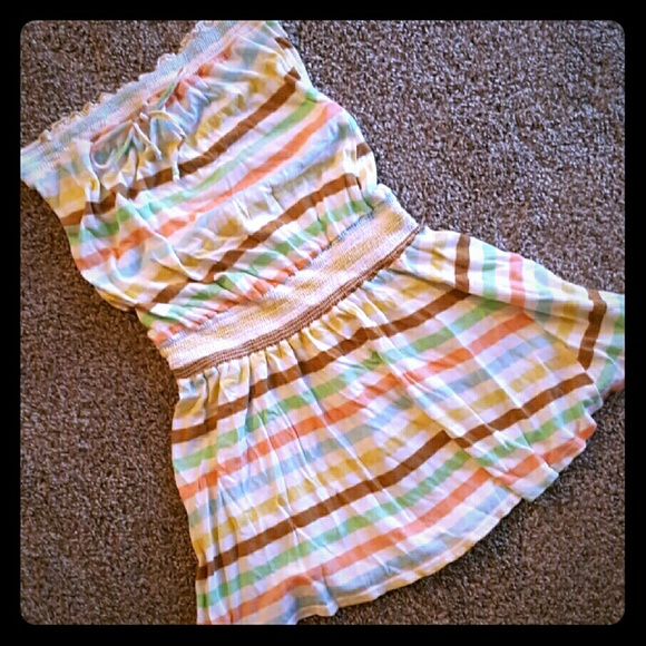 Romper tube top dress