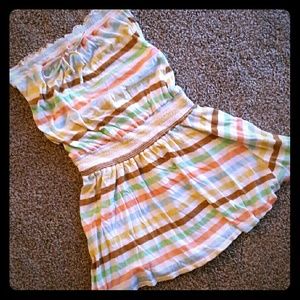 Romper tube top dress