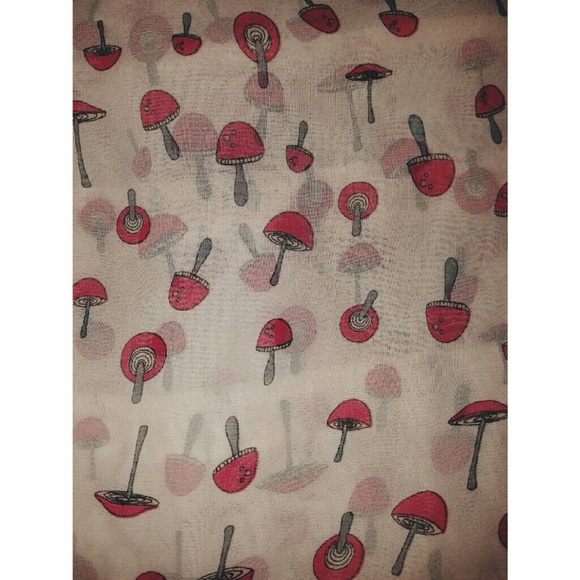 SWEET HIPPIE MUSHROOM BLOUSE w/ RUFFLES - Picture 2 of 2