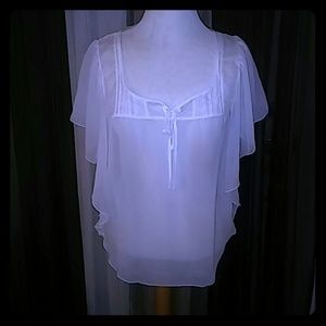 Old Navy sheer blouse