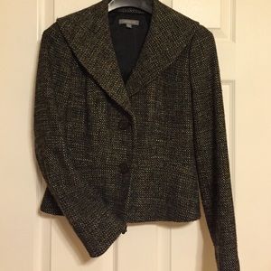 Ann Taylor tweed wool dress jacket