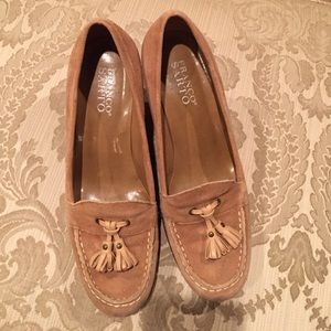 Suede Wedge